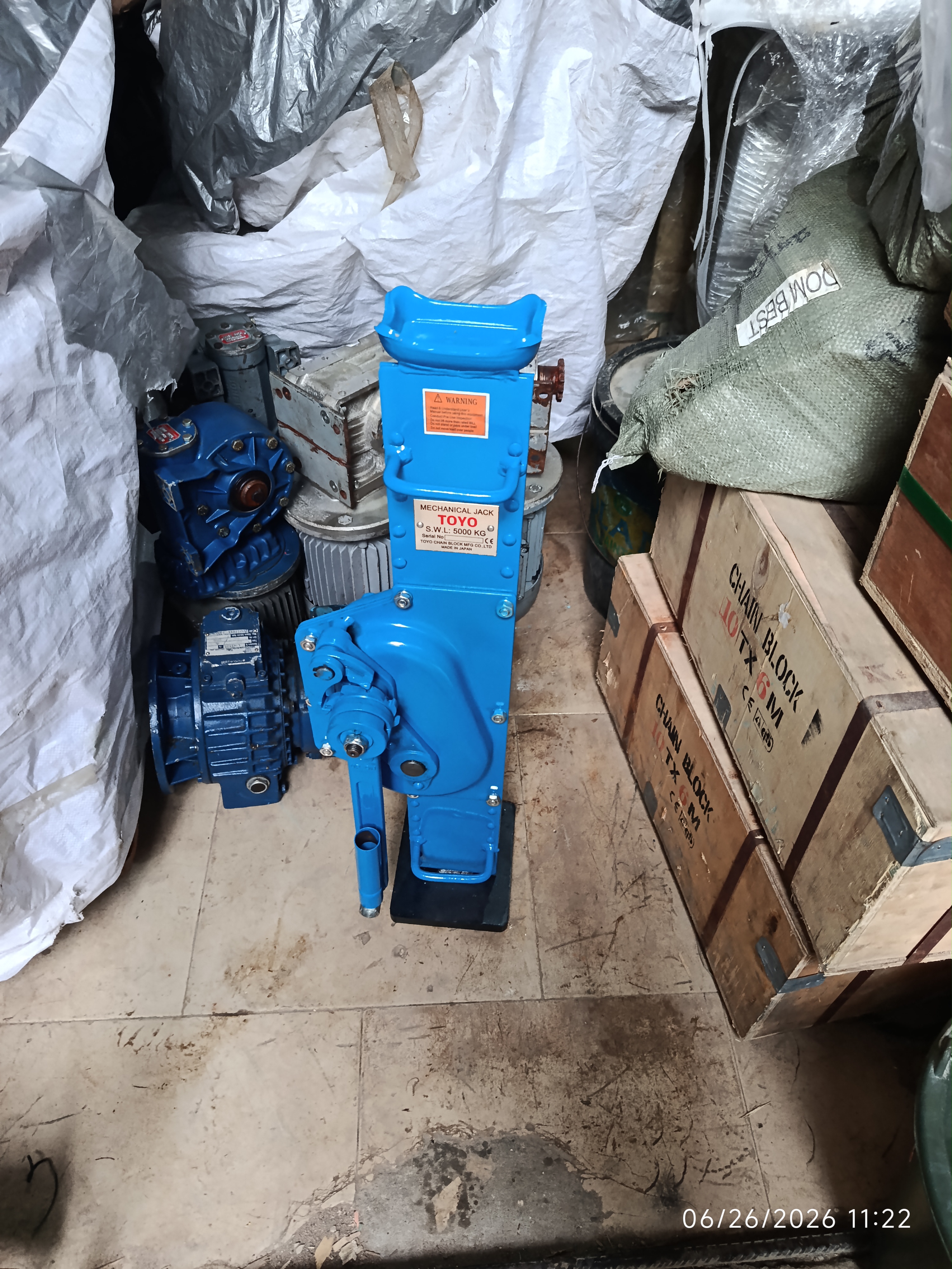 5000kg TOYO Mechanical Jack