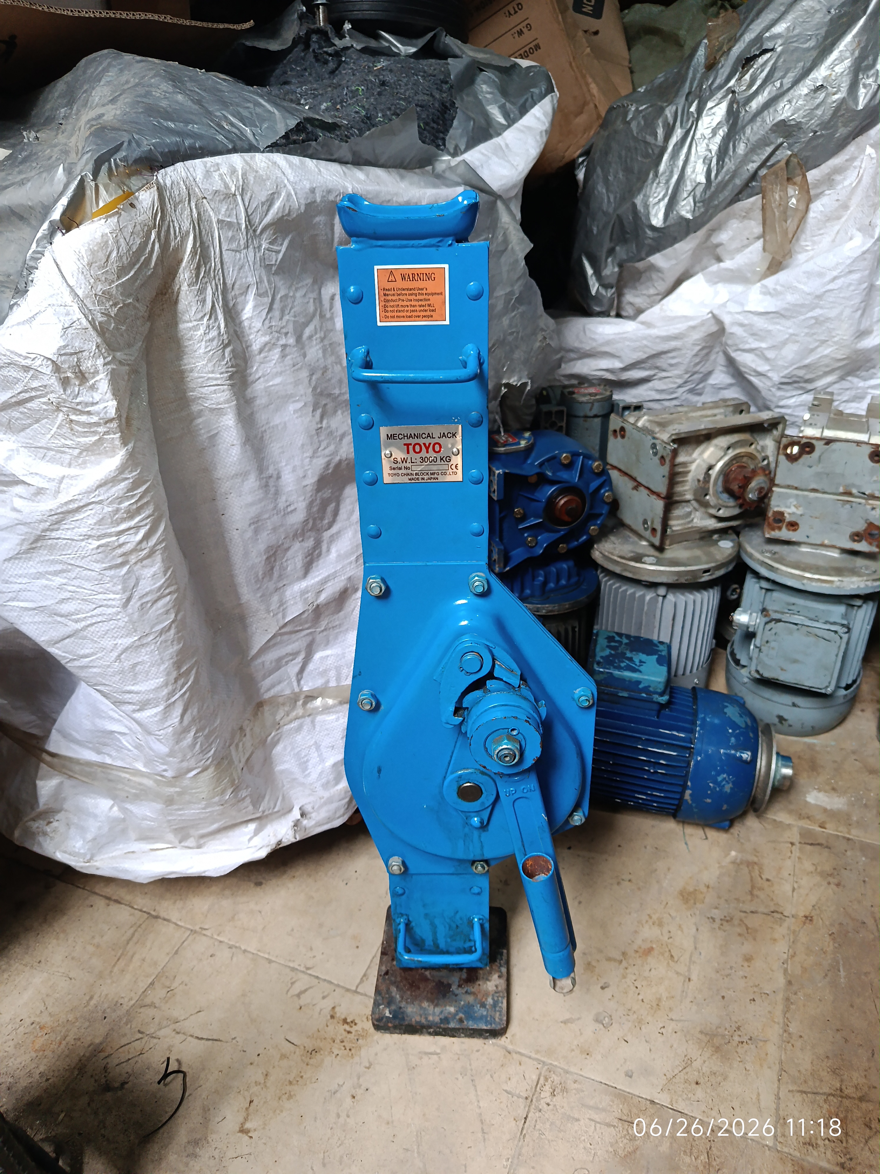 Toyo 3000kg (3-Ton) Mechanical Jack