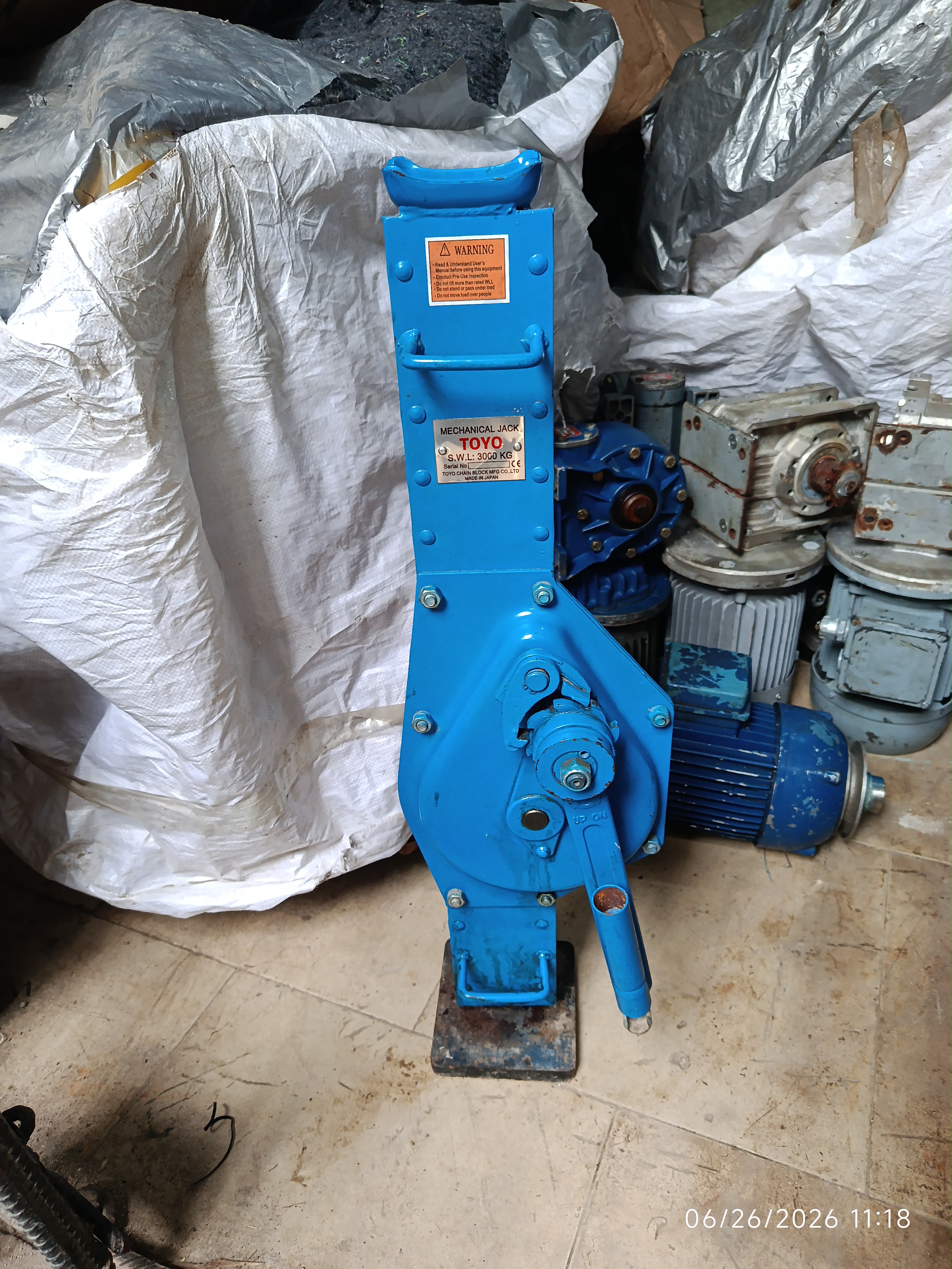 Toyo 3000kg (3-Ton) Mechanical Jack