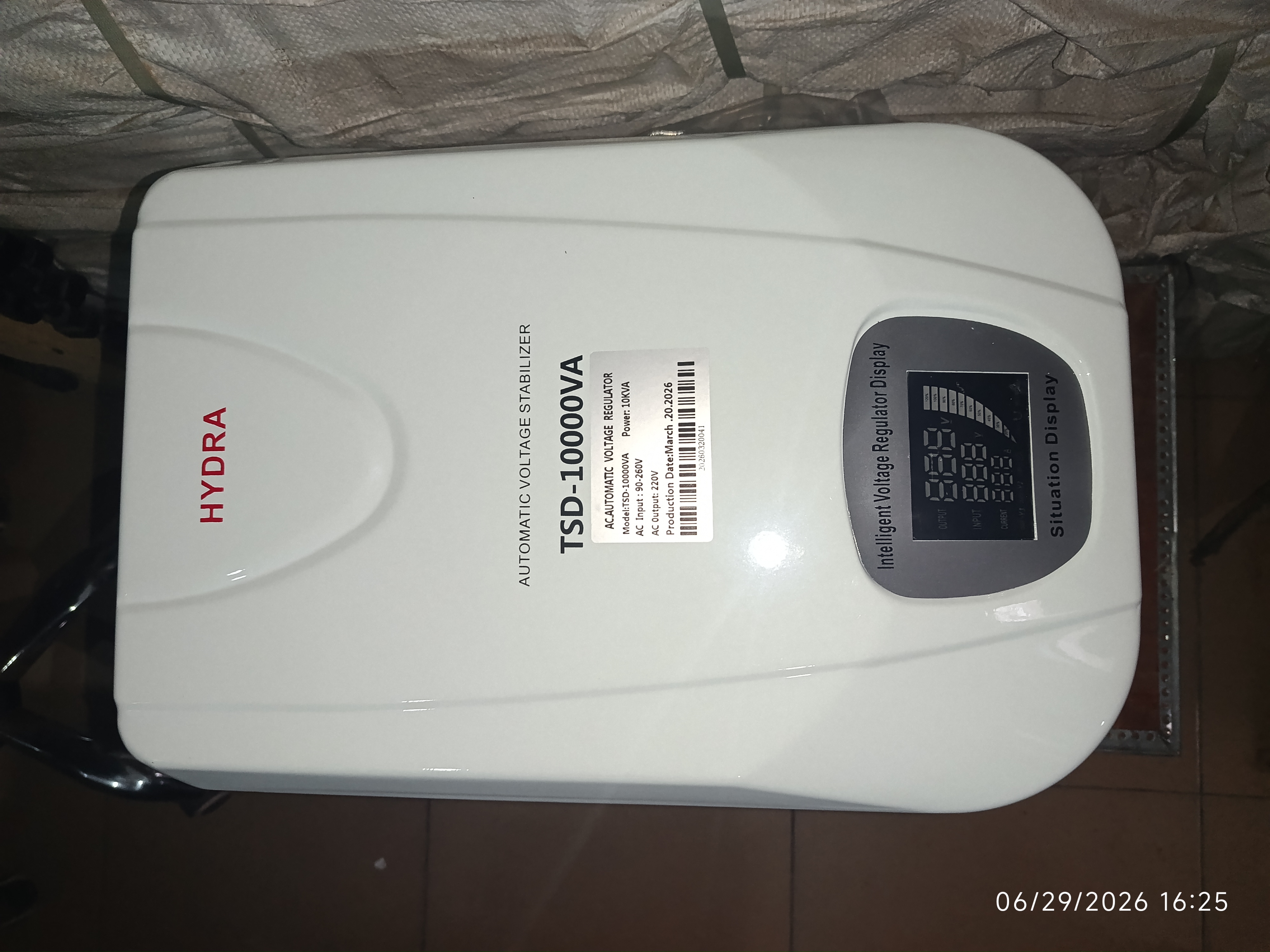 HYDRA 10kVa wall mounted Automatic Voltage Regulator
