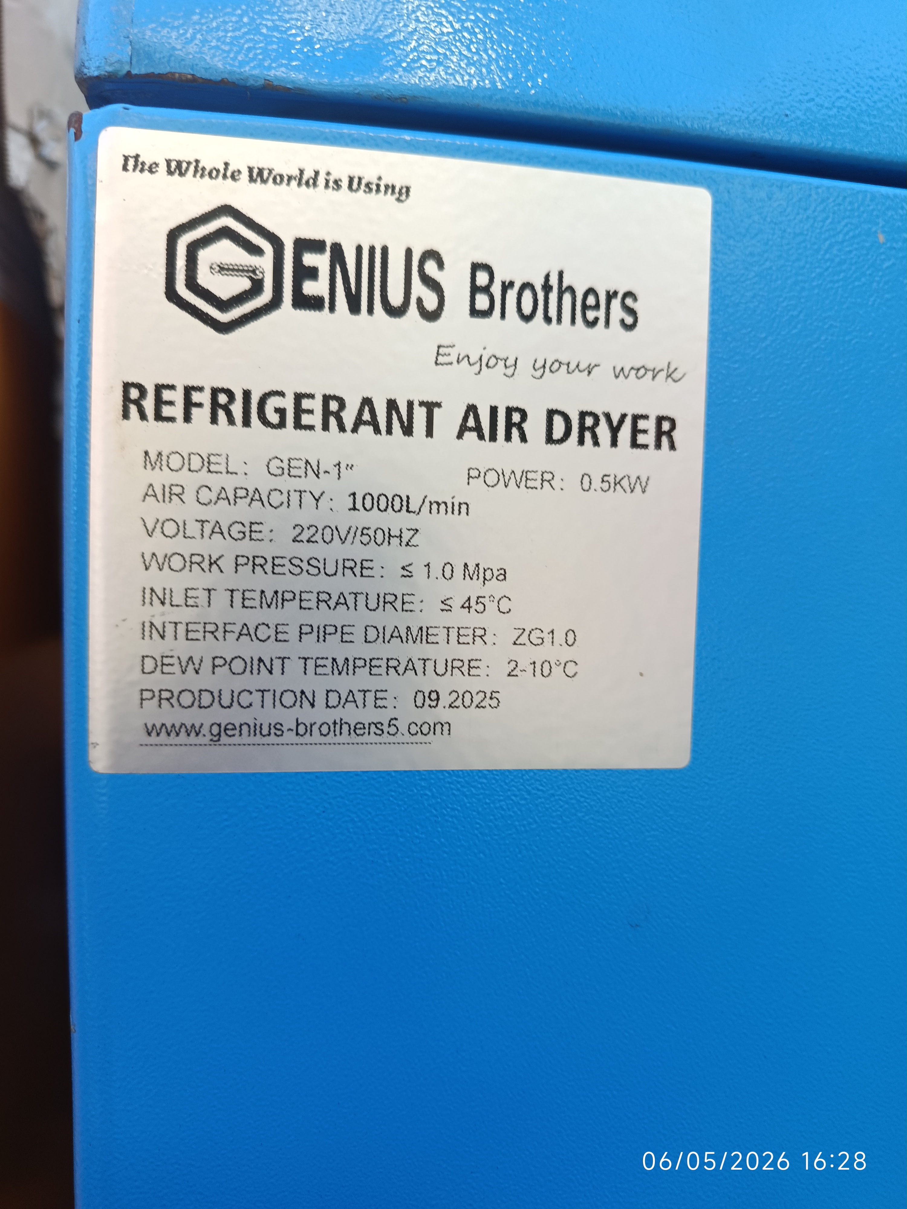 Sparta Screw Air Compressor and Dryer