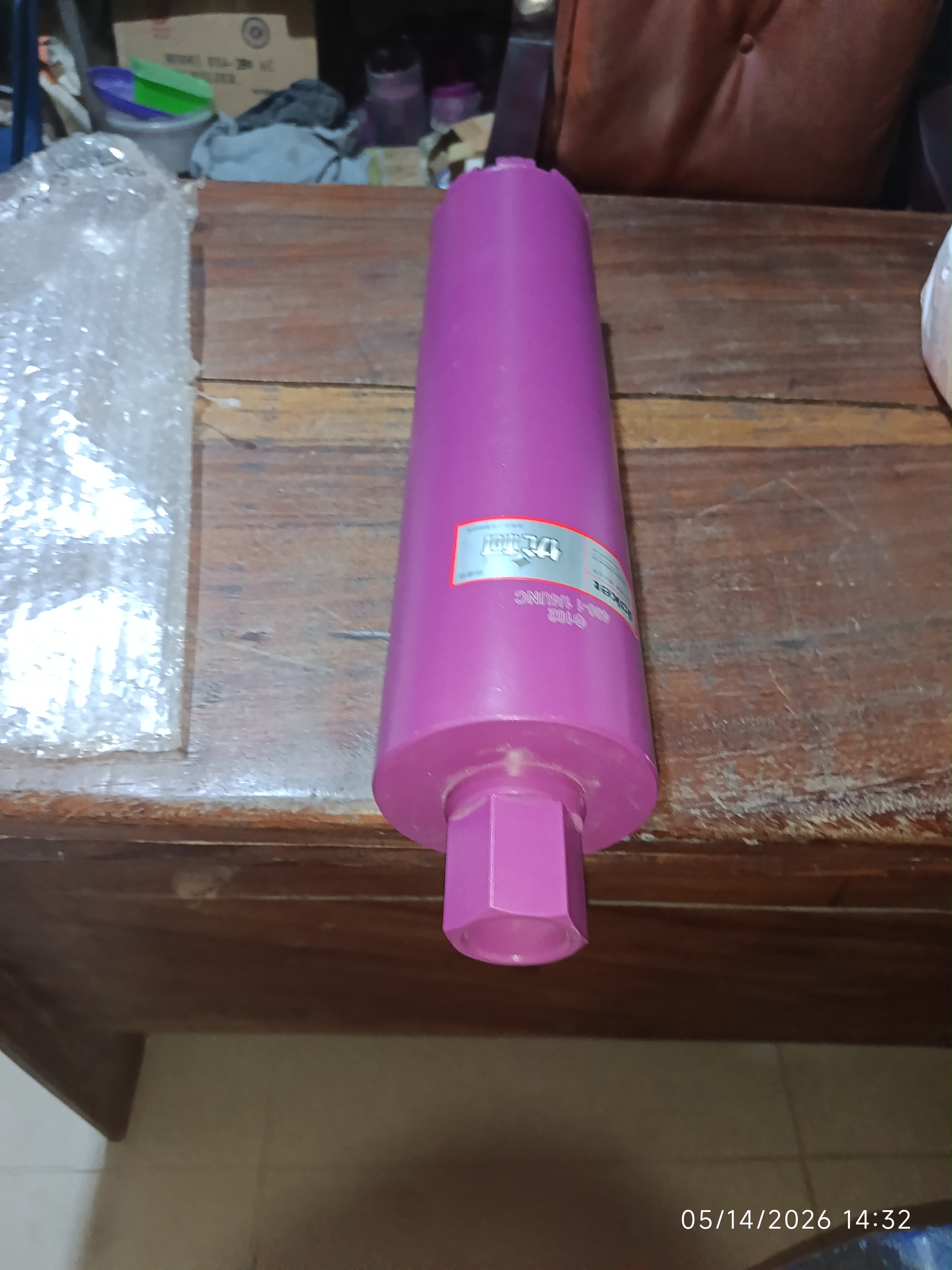 4" Heavy-Duty Diamond Core Drill Bit