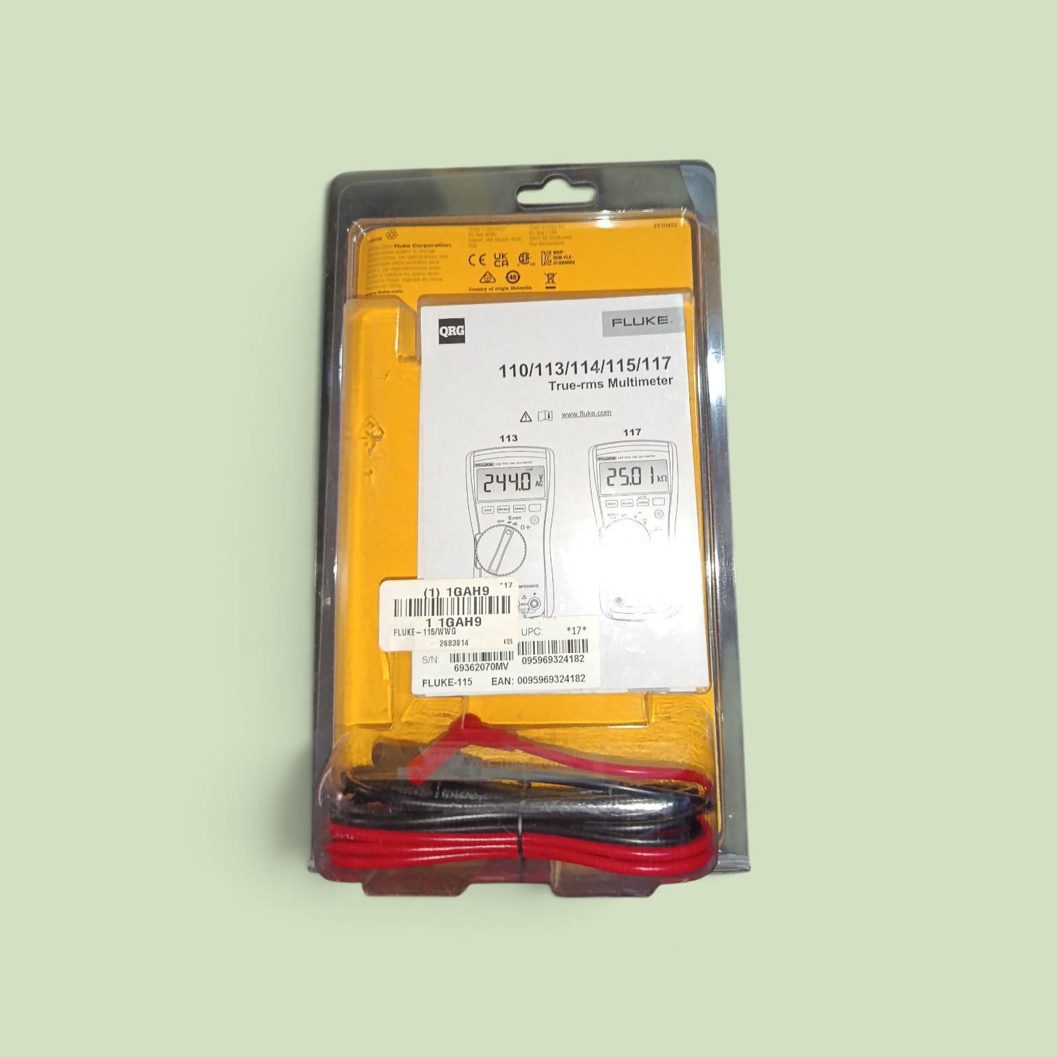 Fluke 115 True-RMS Digital Multimeter