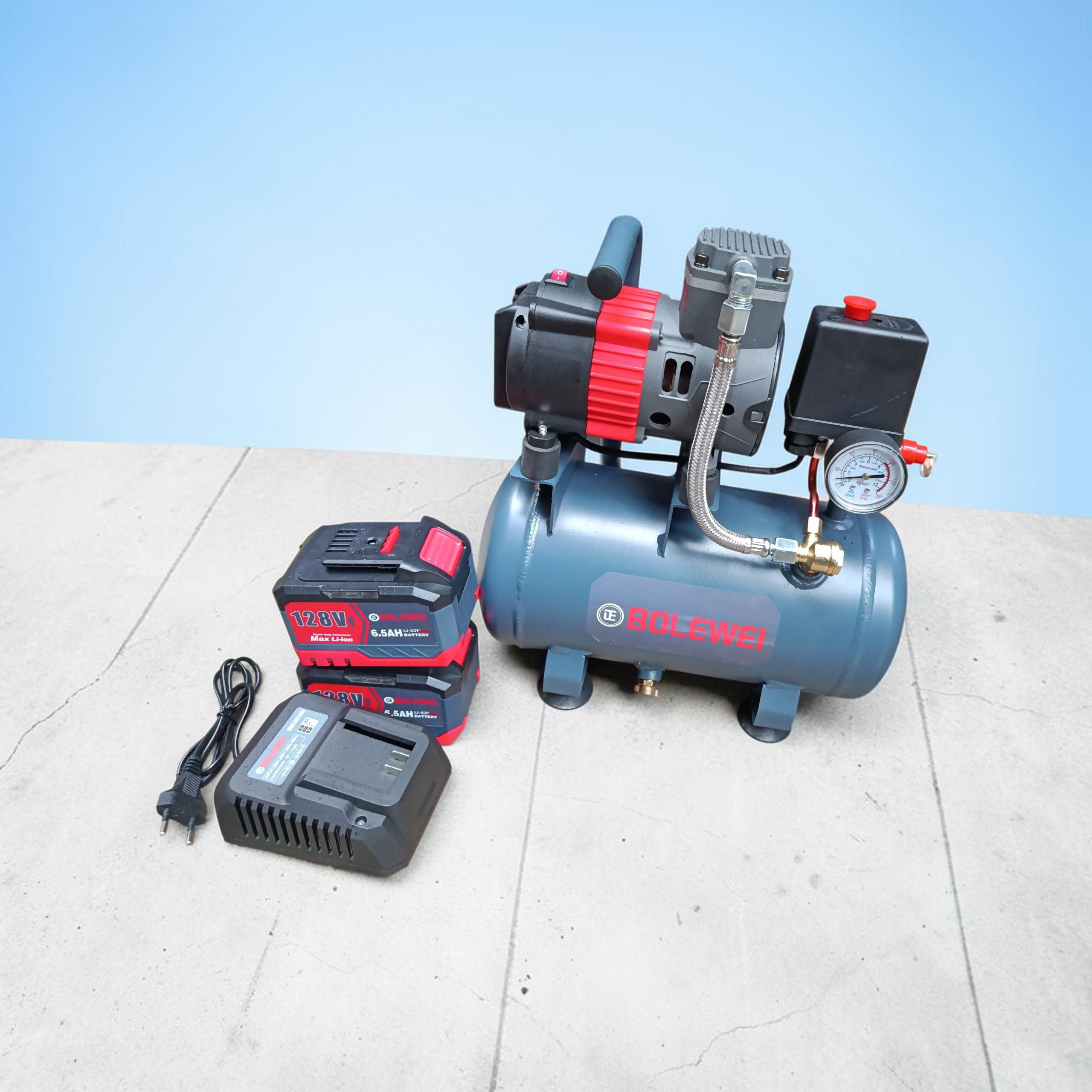 Bolewei Cordless Air Compressor Kit