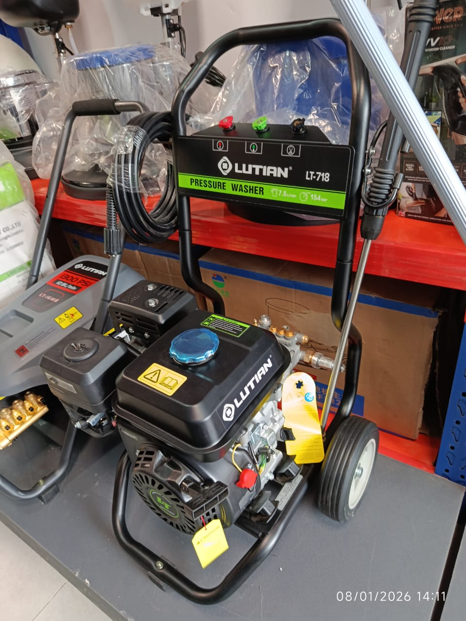 Lutian LT-718 Gasoline High-Pressure Washer