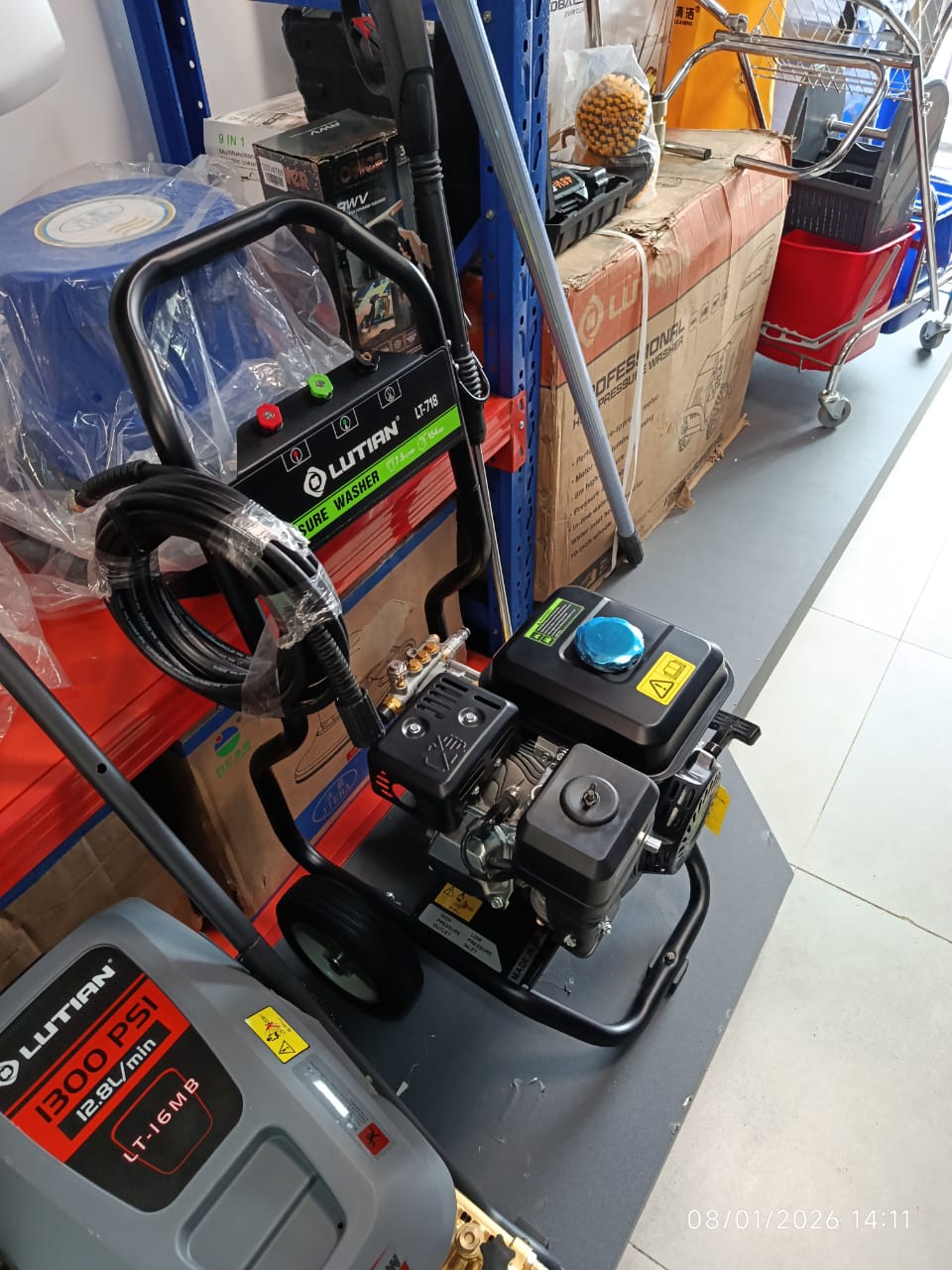 Lutian LT-718 Gasoline High-Pressure Washer