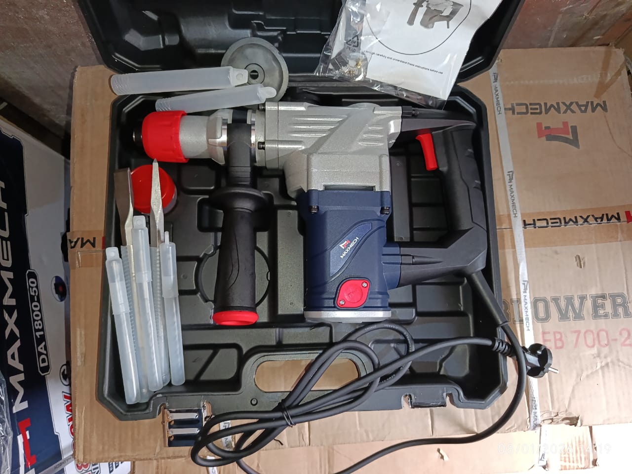 MAXMECH RH1000-28 Heavy-Duty Rotary Hammer Drill