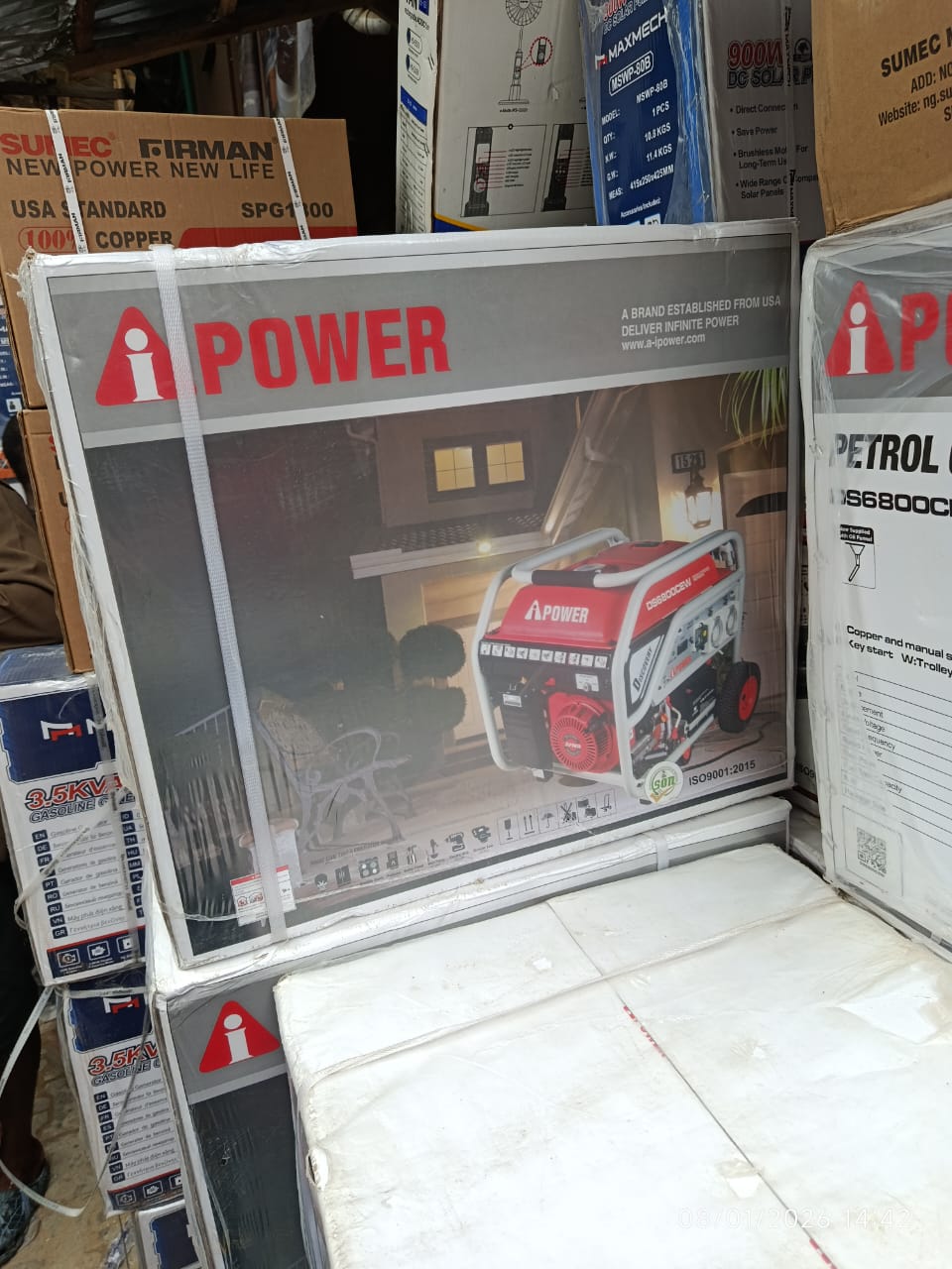 S6800CEW  iPower Petrol Generator