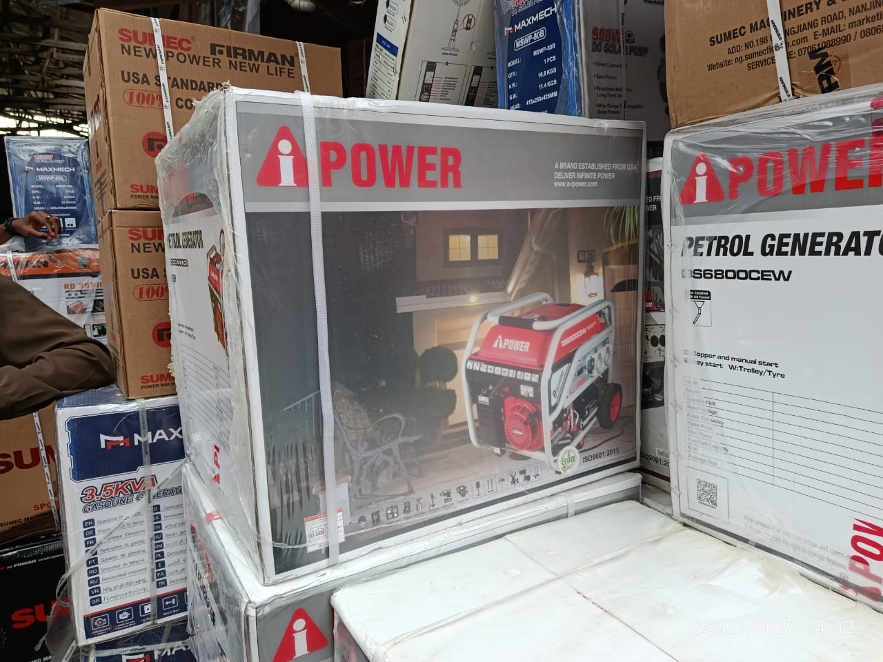 S6800CEW  iPower Petrol Generator