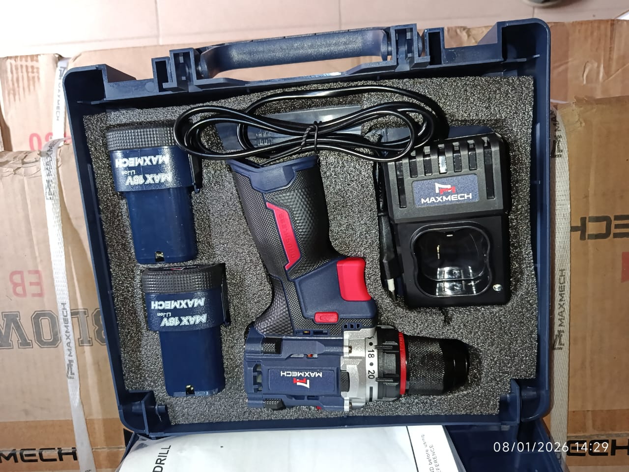 Maxmech CD 18-10B 18V Max Cordless Drill