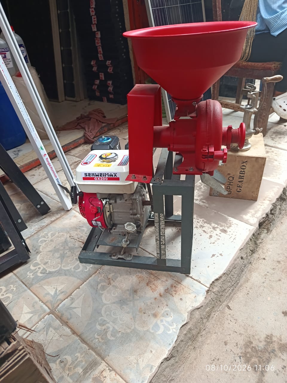 6.5HP Petrol Wet and Dry Grinding Mill