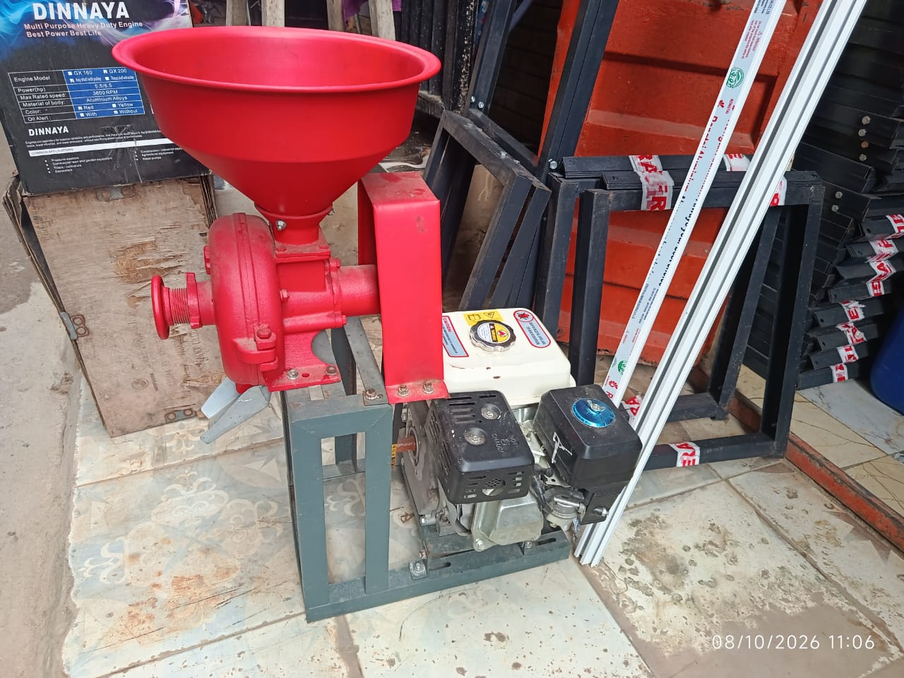 6.5HP Petrol Wet and Dry Grinding Mill