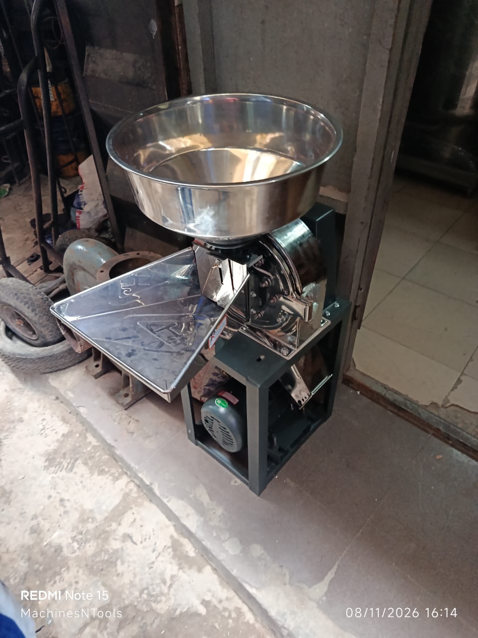 Stainless Steel Hammer Mill / Electric Dry Grinding Machine