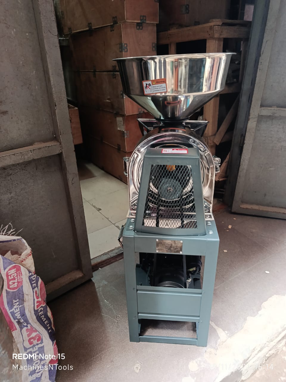Stainless Steel Hammer Mill / Electric Dry Grinding Machine