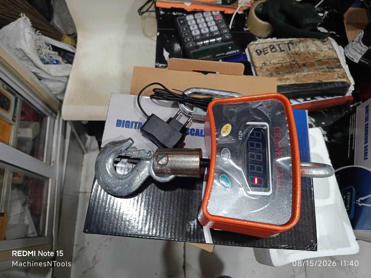 1000kg (1 Ton) Digital Crane Scale