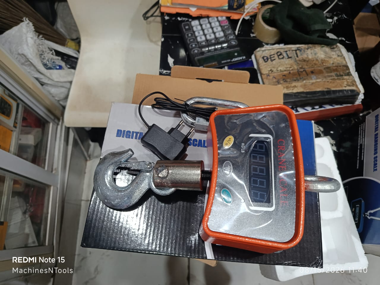 1000kg (1 Ton) Digital Crane Scale