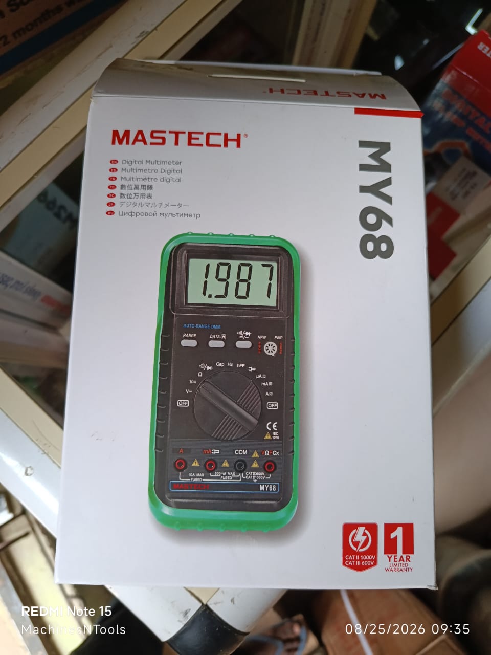 Mastech MY68 Auto-Range Digital Multimeter