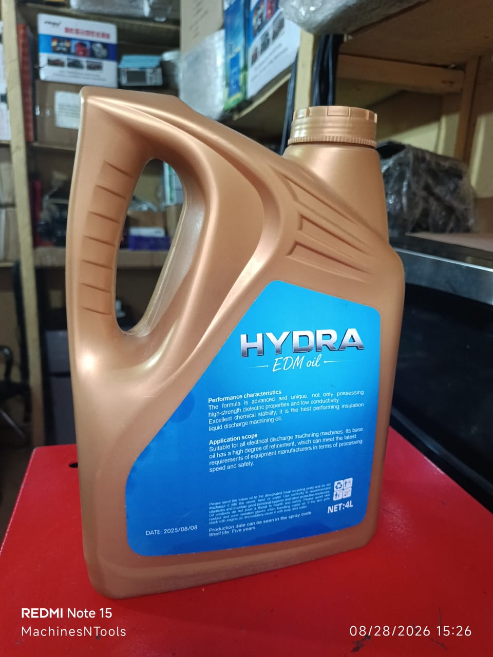 HYDRA Electrical Discharge Machining (EDM) Oil 4 liters