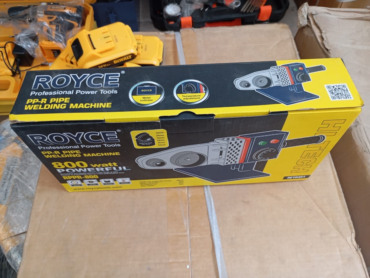 ROYCE RPPR-800 Plastic Pipe Welding Machine