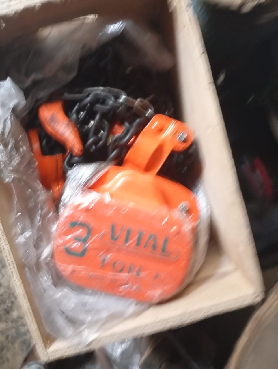 3-Ton (3000 kg) Vital Manual Chain Hoist / Block 3 Meters