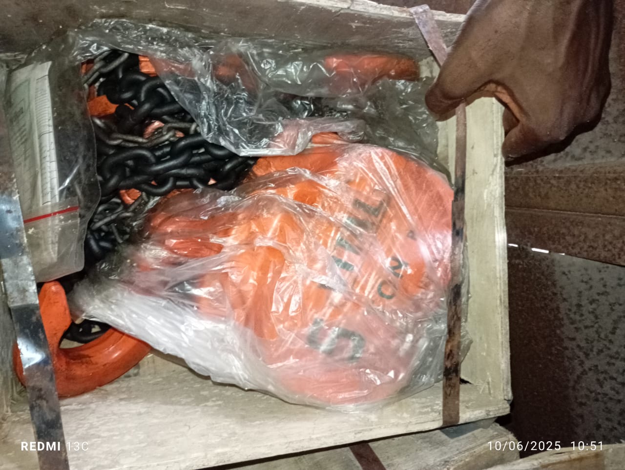 5000kg by 3 Meters Vital Chain Hoist