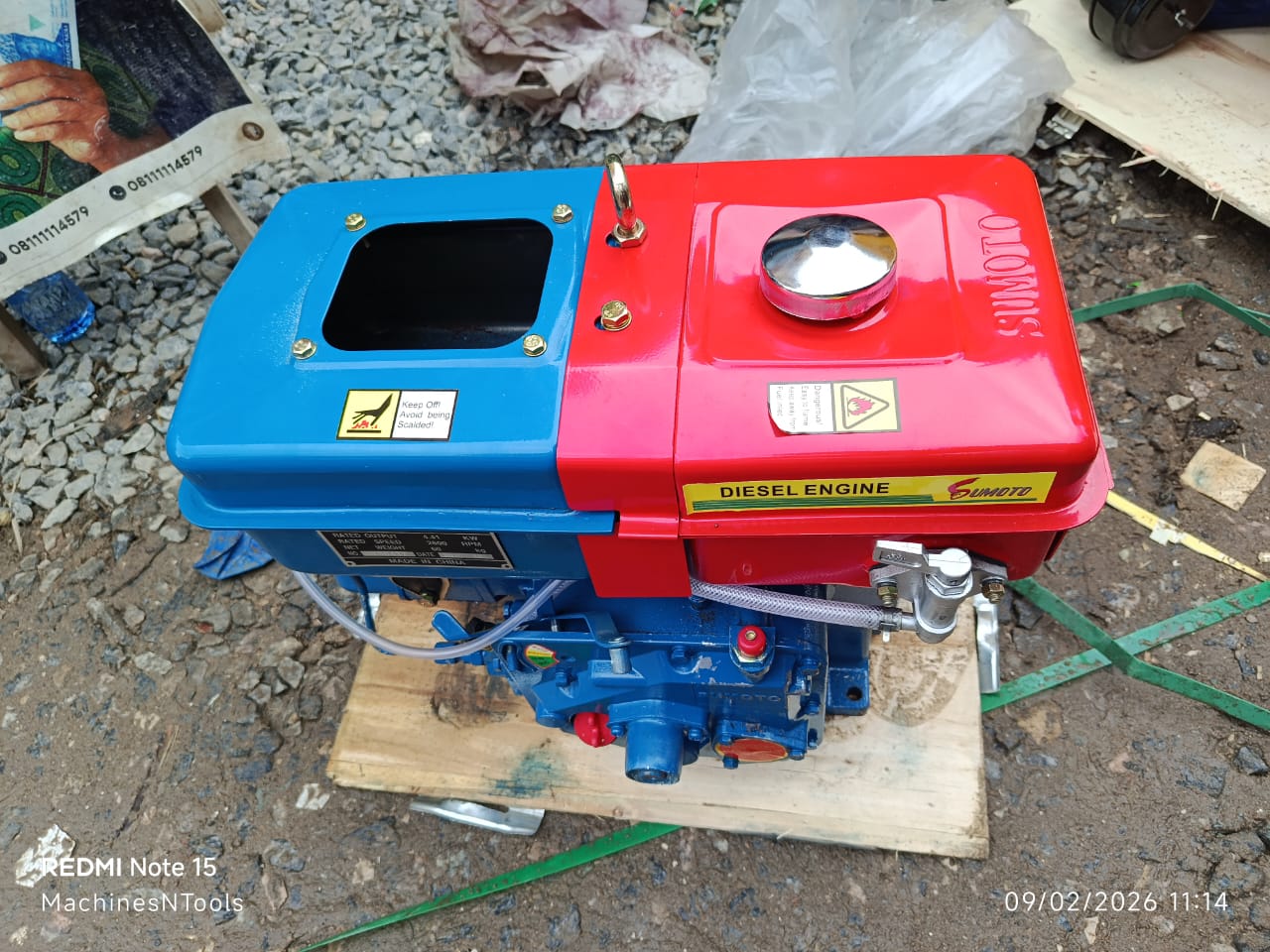 Sumoto R175A Single-Cylinder Diesel Engine