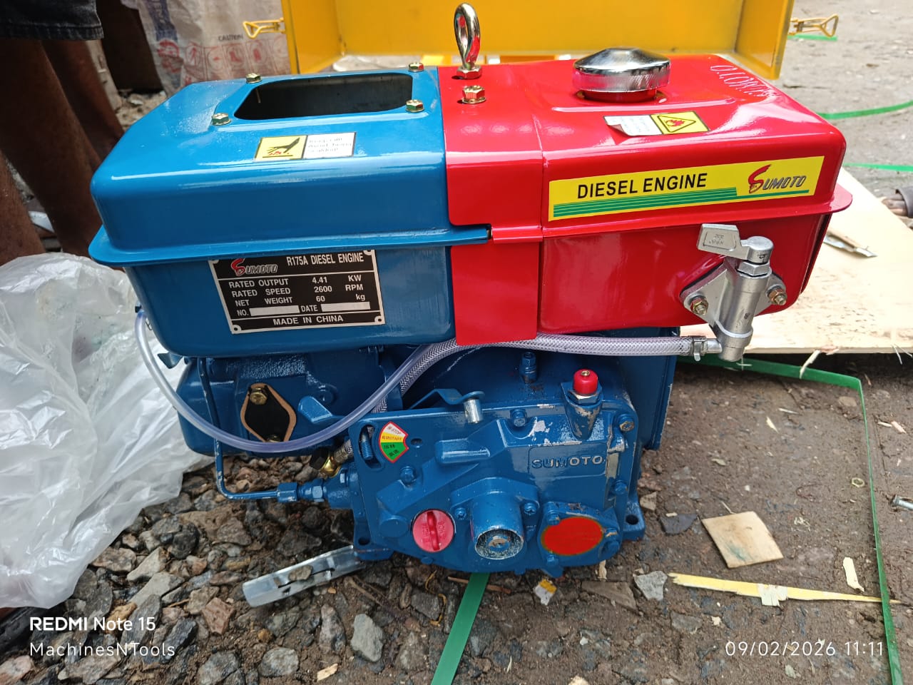 Sumoto R175A Single-Cylinder Diesel Engine