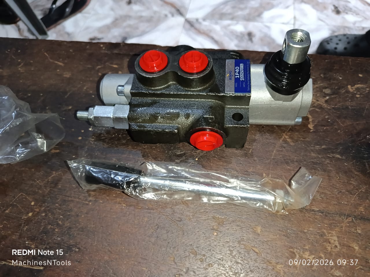1P40 Single Spool Monoblock Hydraulic Directional Control Valve