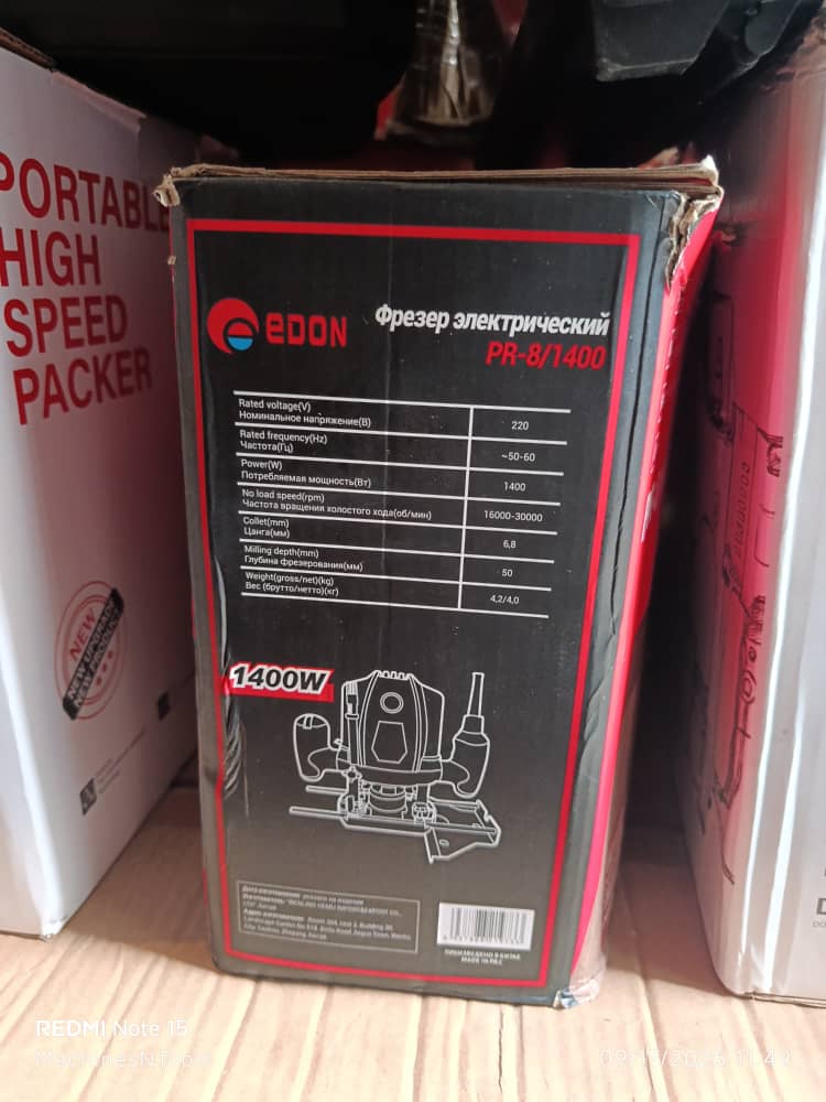 Edon PR-8/1400 Plunge Router Machine